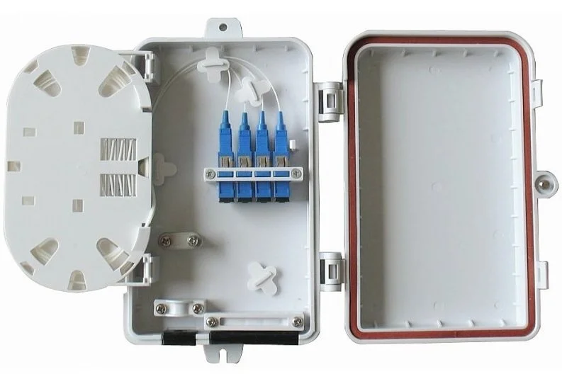 Caja fibra óptica IP65 para 4 SC Simplex