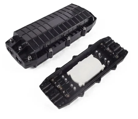 Caja enterrable para empalmes IP68 para 144 fibras