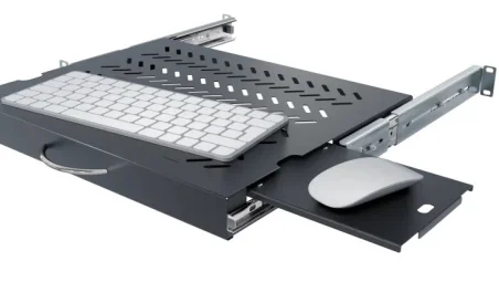 Bandeja Telescópica 19" 1U con prolongador para Ratón
