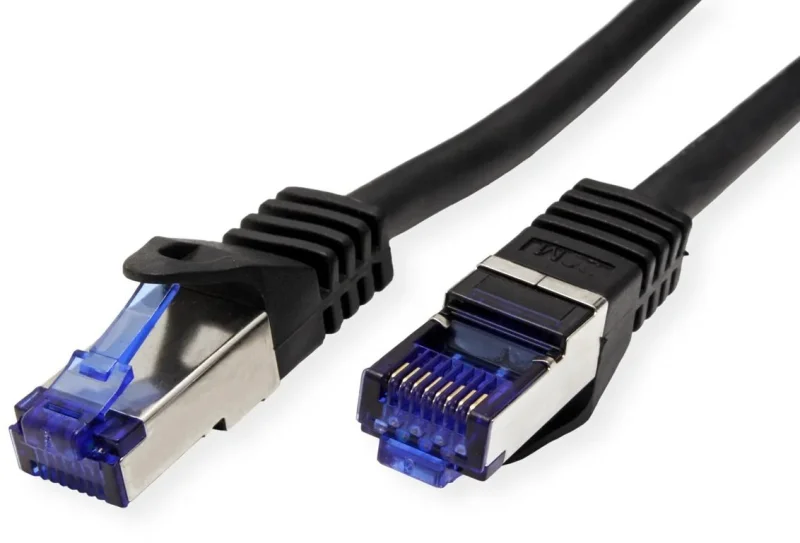 Latiguillo Cat.6A SFTP EXTERIOR 50 mts. Negro
