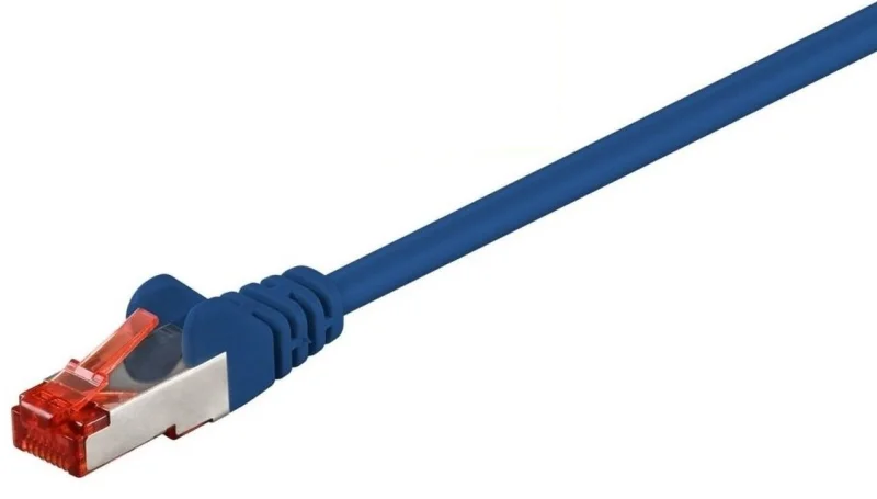 Latiguillo CAT6 S/FTP 1m RJ45 Azul (PVC) Liquidación