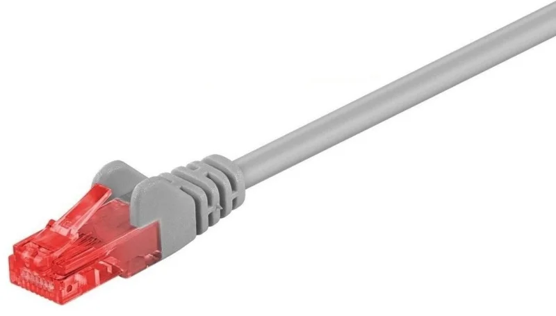 Latiguillo CAT6 UTP 5m RJ45 Gris (PVC) Liquidación
