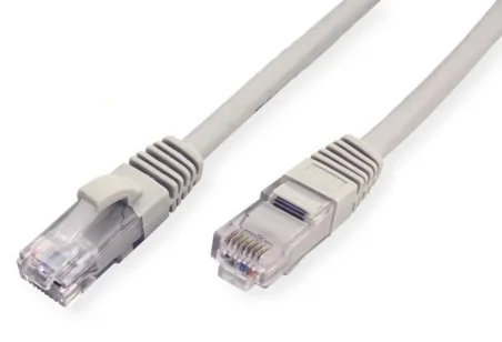 Latiguillo RJ45 5m CAT6A UTP Gris (PVC) Liquidación