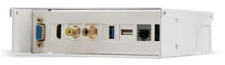 Caja de conexiones multimedia de pared 7 conectores