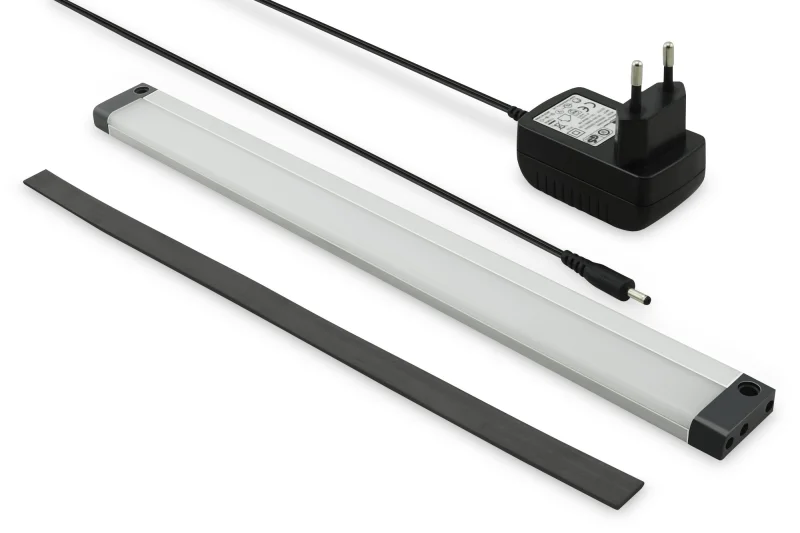 Lampara Rack 19" 1U Negro Magnética