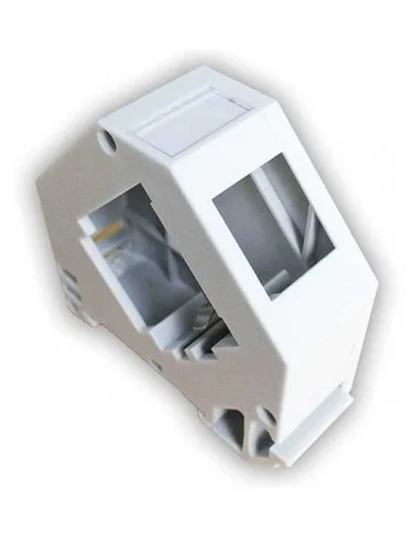 Modulo Carril DIN 1 conector RJ45 CERRADO