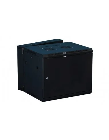 Rack mural 19" 12U F550. Puerta Metálica Ciega