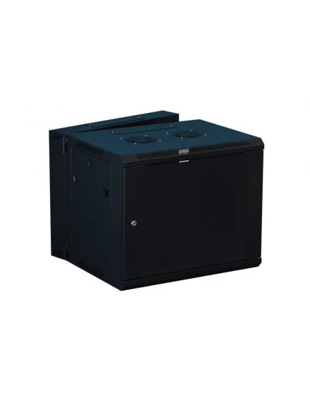 Rack mural 19" 15U F550. Puerta Metálica Ciega