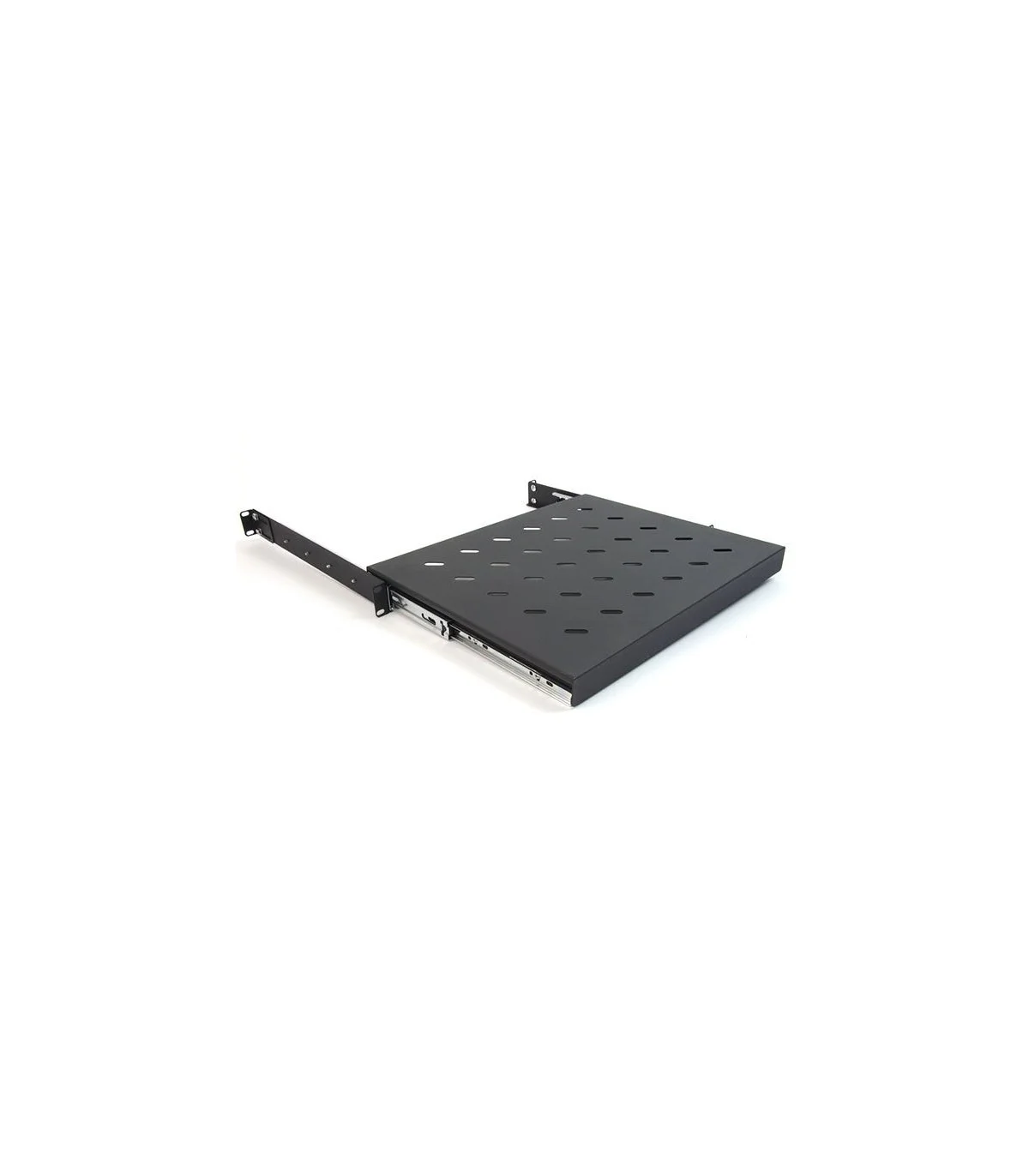 Bandeja Telescópica 1U para Rack suelo. F550 Fijación 4 puntos.