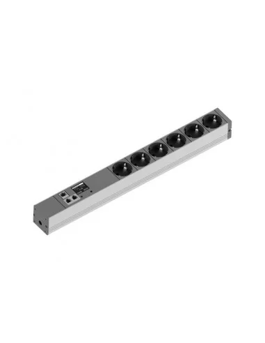 Regleta 19" BACHMANN 6 Schuko Monitorizable por IP