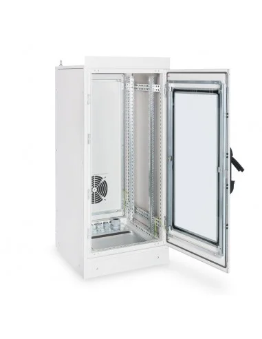 Rack IP55 industrial 24U F800 Puerta cristal