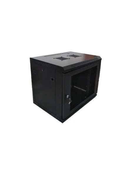Rack Mural 19" 4U F450mm. Puerta Perforada.