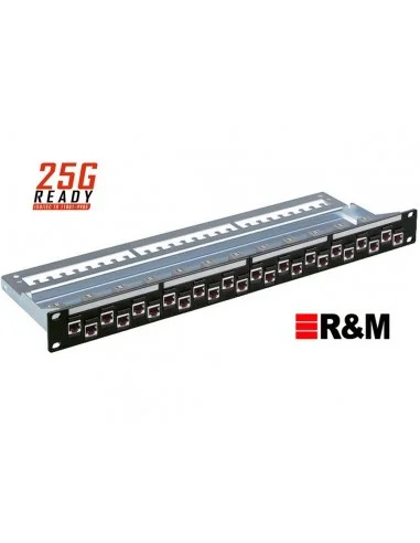 PATCHPANEL CAT6A ISO 24P. FTP R&M 1U