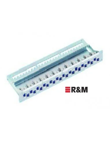 Patchpanel CAT6 24 P. UTP R&M 19" 1U Basic