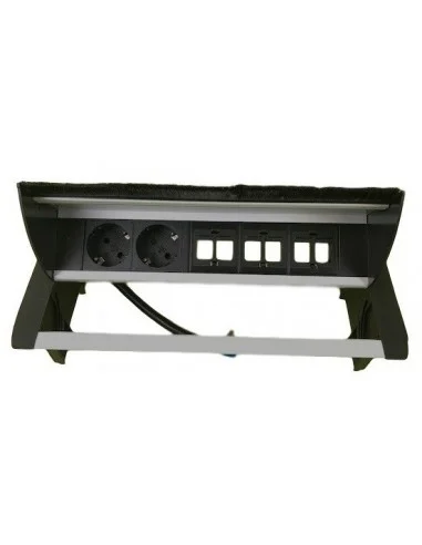 Caja de empotrar en mesa con 2 Schuko