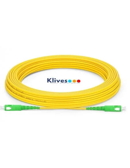 Latiguillo Fibra Óptica monomodo Simples SC-SC APC 15 Metros