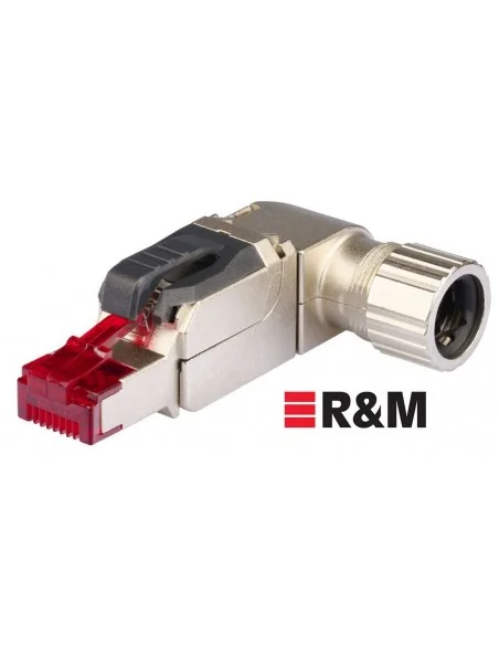 Conector FM45 EL Cat.6A blindado y no blindado 90º