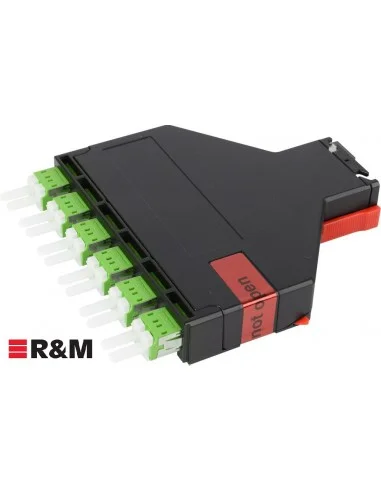 Módulo Netscale 48 MPO-LC 6 puertos SM APC tipo S+ negro