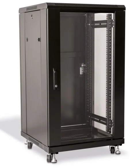Rack KLIVES 19" 29U 600X600 Pta. Cristal y Puerta trasera ciega